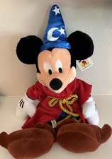 24" Mickey Mouse "Fantasia Wizard Sorcerer" Walt Disney Parks Plush New w/Tags