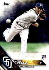 2016 Topps Update #US289 Cesar Vargas