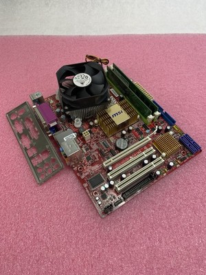 MSI MS-7592 Motherboard Intel Core 2 Duo E7500 2.93GHz 3GB RAM w/IO
