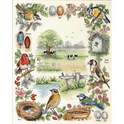 Anker gezähltes Kreuzstich-Set - Vögel Sampler