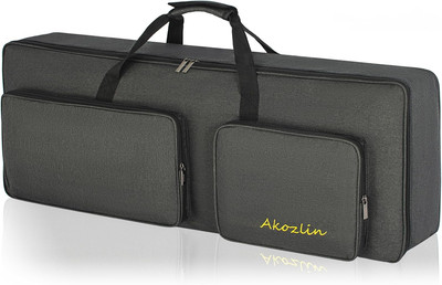 54-Key Padded Keyboard Gig Bag Portable Electric Piano Keyboard Case Foldable Ba