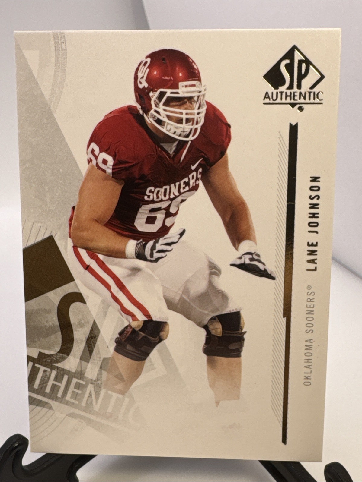 2013 SP Authentic Football #81 Lane Johnson Rookie Card Eagles