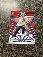 Braden Fiske 109 2024 Panini Rookies & Stars Red Los Angeles Rams Card