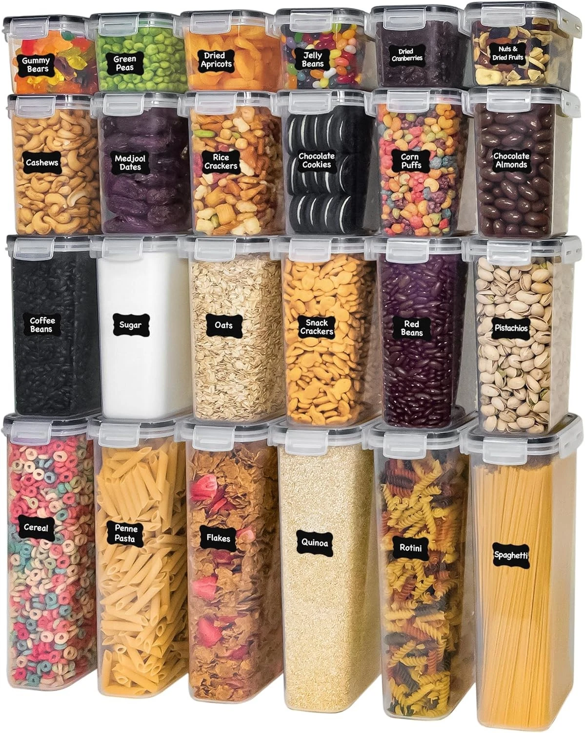 Freshware Food Storage Containers 48PCS Airtight