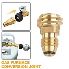 Converts Propane LP Gas Bottle Tank Adapter Valve POL to QCC1 Outlet Brass Parts