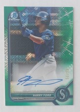 2022 Bowman Chrome Mega Box - Harry Ford Green /99 Auto