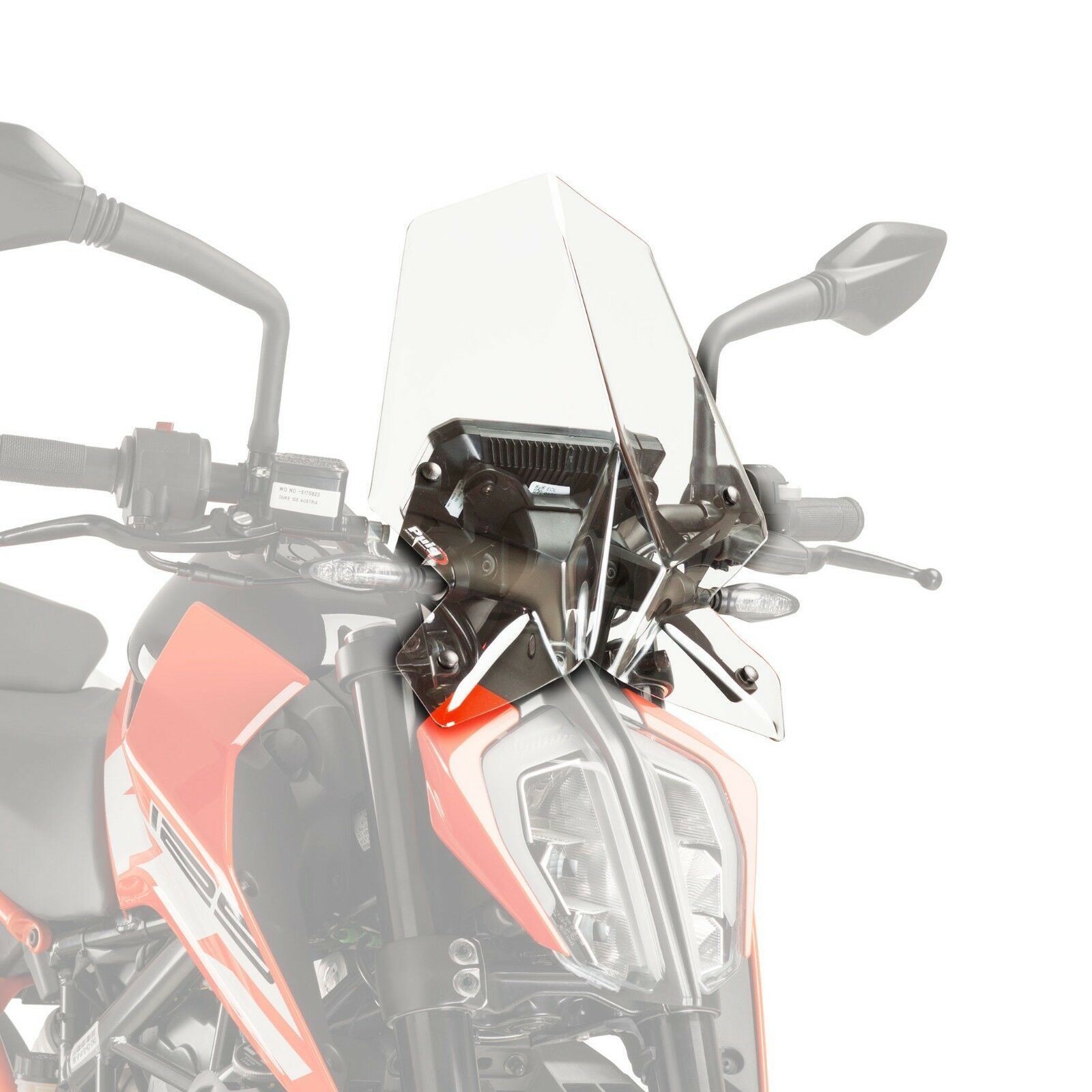 Puig Clear New Generation Sport Screen KTM 390 Duke 2017-2023 - Image 3