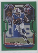 2020 Panini Prizm Rookie Green Prizm Zack Moss #311 fm0