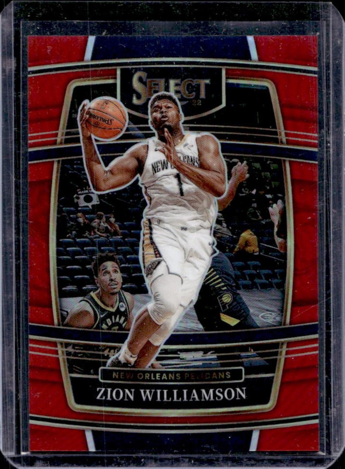 2021-22 Select Zion Williamson Red Prizm Concourse #/199 Pelicans