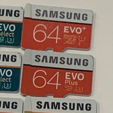 Samsung EVO Plus 64GB MicroSD Memory Card - work with Nintendo Switch