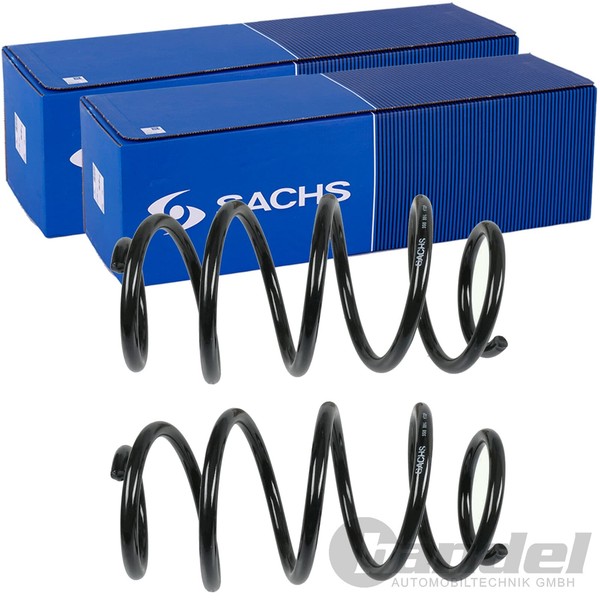 2X Sachs Fahrwerksfedern Satz Vorne Passend FÜR Nissan Qashqai Links+Rechts |-image