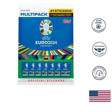 Official Euro 2024 Sticker Collection 41 Stickers Plus Gold Signature Series