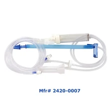 IV Pump Set Alaris Pump 2 Ports 20 Drops/mL Drip Rate Without Filter 117" 20 Ct