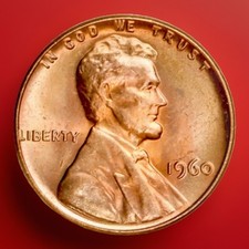 1960-P Lincoln Memorial Cent  Choice BU Penny Coin Large Date FAST SHIPPING