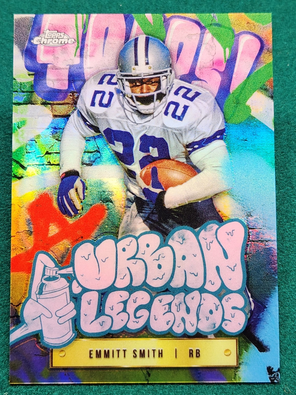 2024 Topps Chrome Urban Legends Emmitt Smith Dallas Cowboys UL-4 SSP Case Hit