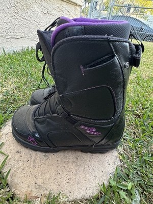 NORTHWAVE Womens Snowboard Black Purple Boots  Dahlia SL Size 8
