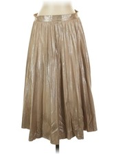 Maeve Women Gold Formal Skirt S