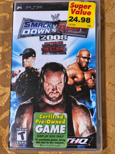 WWE SmackDown VS Raw 2008 PSP Complete Tested