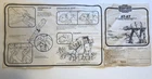 1981 Vintage Star Wars AT-AT Vehicle Assembly Instructions Sheet Kenner Original