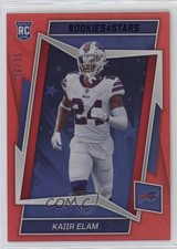 2022 Panini Rookies & Stars Rookies Red & Blue 6/35 Kaiir Elam #177 0q3