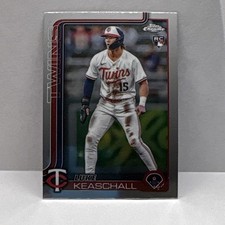 Topps 2025 Chrome Update Luke Keaschall #USC106 Minnesota Twins Rookie