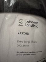 Catherine Lansfield Raschel Extra Large Throw
