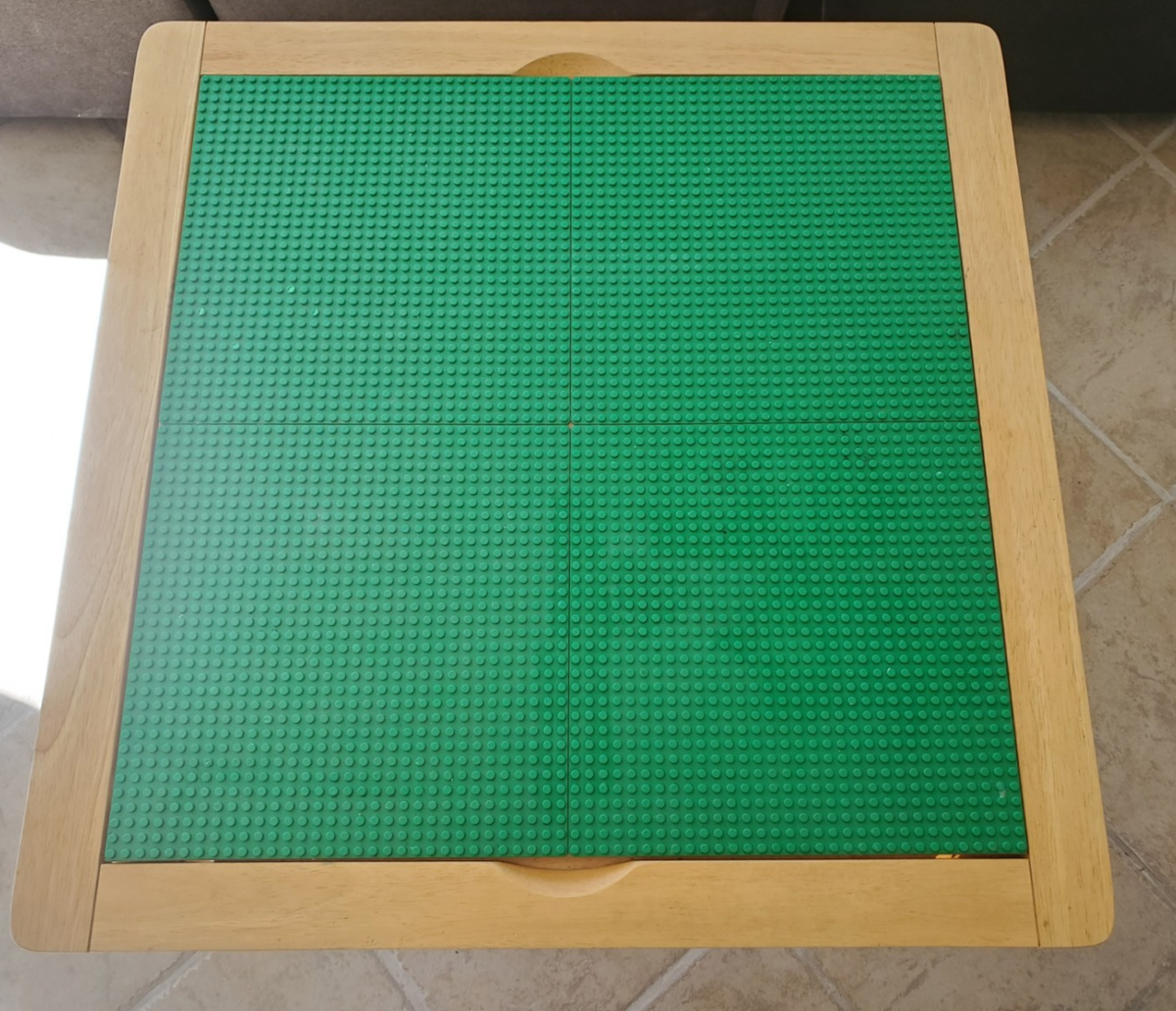 Imaginarium Creations Lego Wooden Play Activity Table Two-Sided 