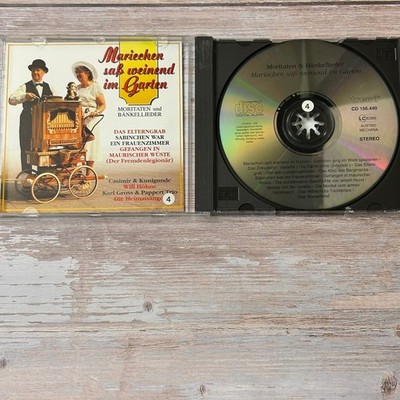 Mariechen saß weinend im Garten CD Moritaten & Bänkellieder German Folk trend