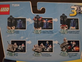 LEGO IDEAS (21304) Doctor Who + 12th Doctor, K-9 and TARDIS Builds (71204)