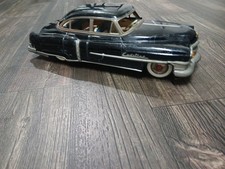 Vintage Japan Tin Marusan Friction 1951 Cadillac Series 62 Sedan Car 