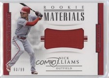 2018 Panini National Treasures Rookie Materials Jumbo 60/99 Nick Williams 6fs