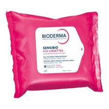 Bioderma Sensibio H2O Facial Cleansing And Makeup Removing Wipes For Sensitive S