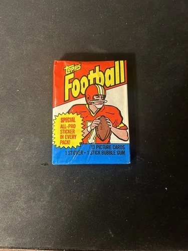 1983 Topps Football Sealed Wax Pack