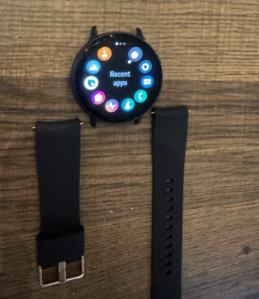 Samsung Galaxy Watch Active 2 SM-R820 Black 44MM WIFI Bluetooth Very ...