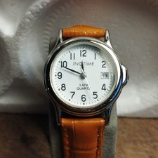 Montre INOTIME femme quartz dateur pile incluse bracelet neuf