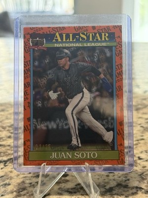 2026 Topps Series 2  All-Star - Juan Soto Orange 1/25 first on print 