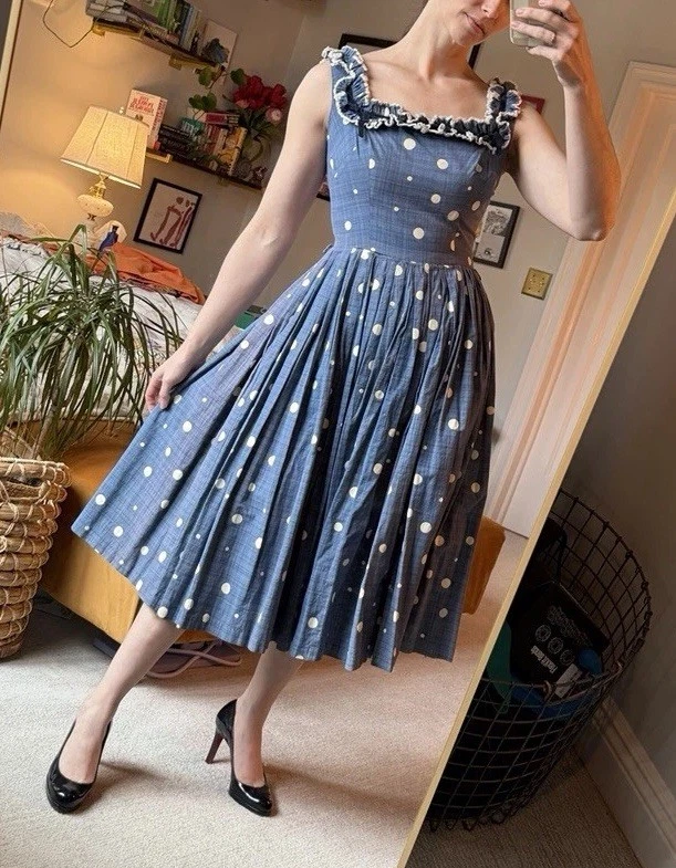 Cotton Vintage Sundresses for Women for sale | eBay