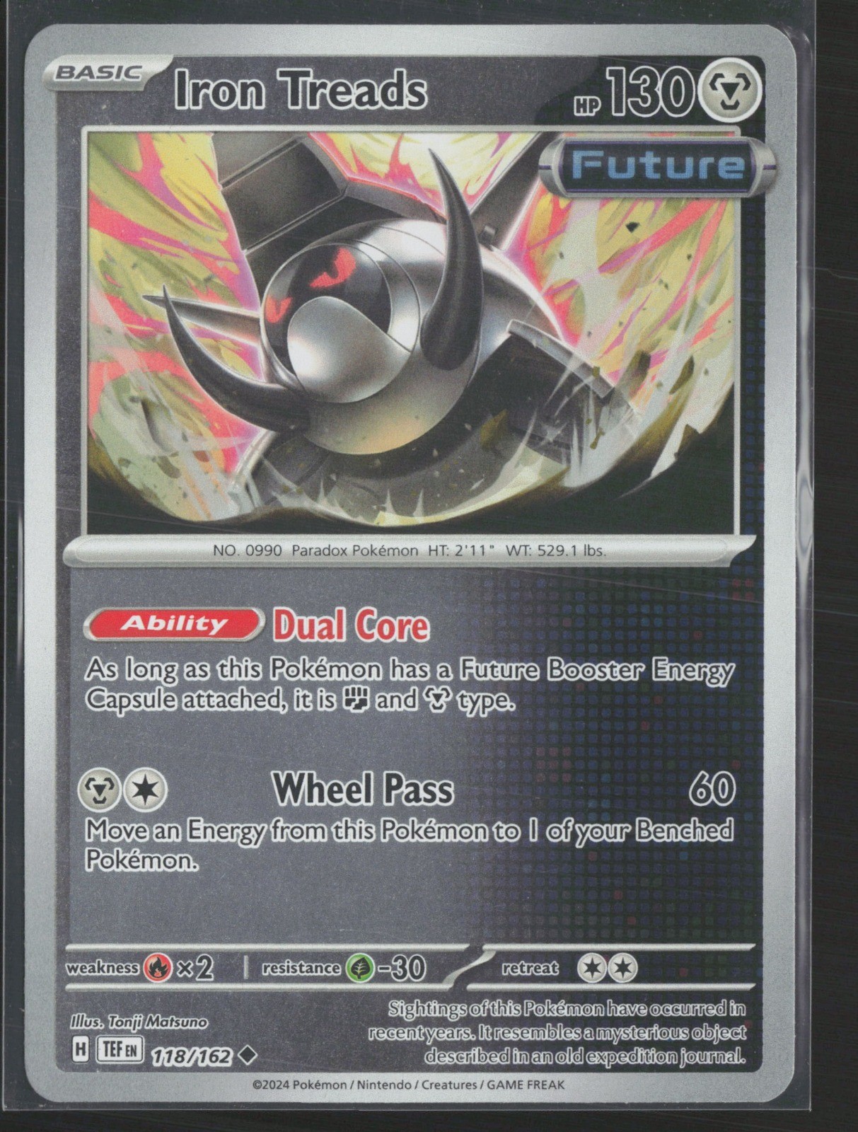 Iron Treads 118/162 Reverse Holo - SV05: Temporal Forces - NM