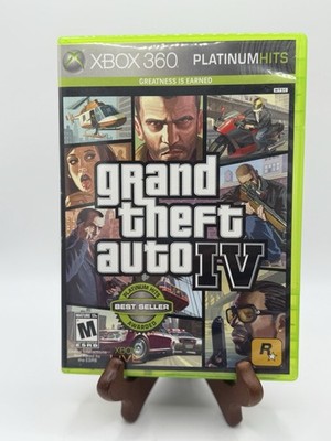 Grand Theft Auto IV Xbox 360 2009 Platinum Hits Complete Map GTA