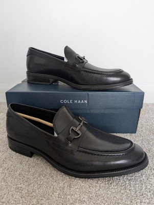 Cole Haan Men's Modern Essentials Leather Bit Loafer Size 10.5 M Black 