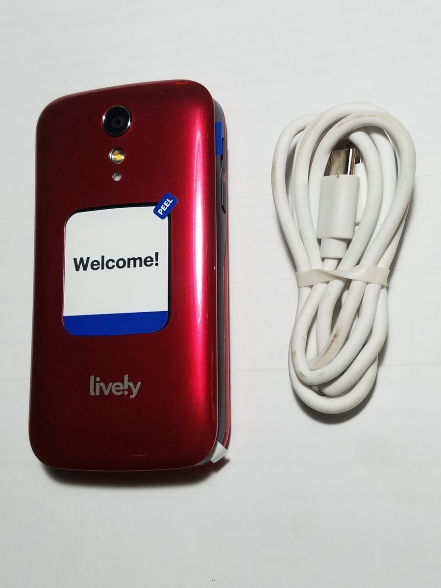 TCL Lively Prepaid Jitterbug Senior Citizen Lifeline Flip 4G Cell