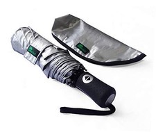 UPF 50 UV Protection Travel Umbrella Ultra Light Weight Black