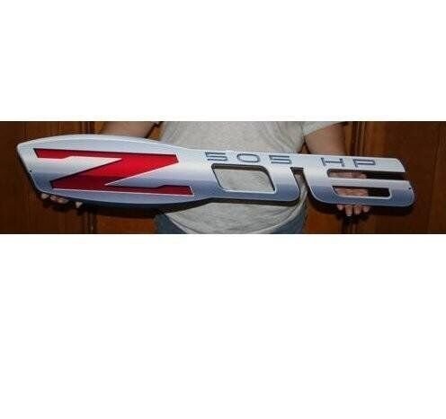 Corvette C6 Z06 Emblem Wall Sign 36" x 7" : 2006-2013 Z06