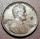 1909-S Lincoln Wheat Cent Semi-Key Date EF XF Details Few Spots & Old scratches