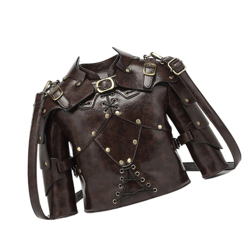 Novelty Armour Shape Crossbody Purse for Women Toted Handbag Shoulder Bag Gift - Picture 10 of 12