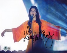 Lana Del Rey 'Summertime Sadness' Signed 8x10 Photo Beckett Certified