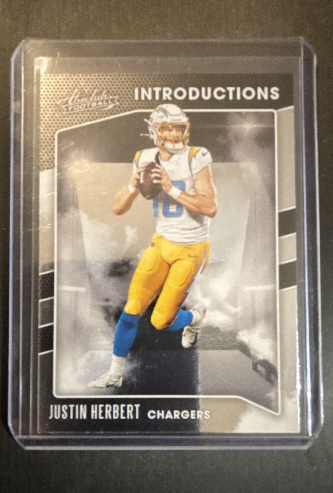 2020 Panini Absolute - Introductions Justin Herbert #I-JH (RC)