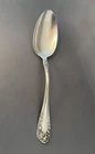 Antique RW&S Sterling Serving Spoon Rose Pattern 1898, weight 59g