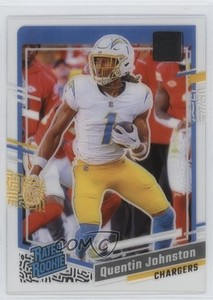 2023 Panini Clearly Donruss Rated Rookie Quentin Johnston #78 Rookie RC