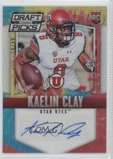 2015 Panini Prizm Collegiate Draft Picks Tie-Dye 19/49 Kaelin Clay #249 Auto 0f8
